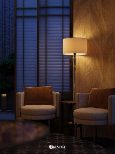 Thiết Kế Nhà Hàng Nhật Kết Hợp Nhà Ở - Hồng Hạc City 17 Không Gian Tầng 1 Đón Tiếp Khách