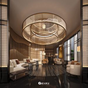 Thiết Kế Nhà Hàng Nhật Kết Hợp Nhà Ở - Hồng Hạc City 18 Không Gian Tầng 1 Đón Tiếp Khách
