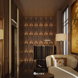 Thiết Kế Nhà Hàng Nhật Kết Hợp Nhà Ở - Hồng Hạc City 19 Không Gian Tầng 1 Đón Tiếp Khách