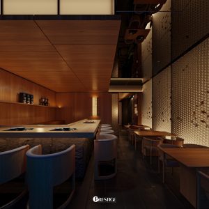 Thiết Kế Nhà Hàng Nhật Kết Hợp Nhà Ở - Hồng Hạc City 23 Không Gian Nhà Hàng Nhật Tầng 2