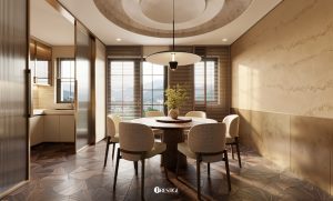 Thiết Kế Nhà Hàng Nhật Kết Hợp Nhà Ở - Hồng Hạc City 31 Thiết Kế Phòng Bếp Ăn