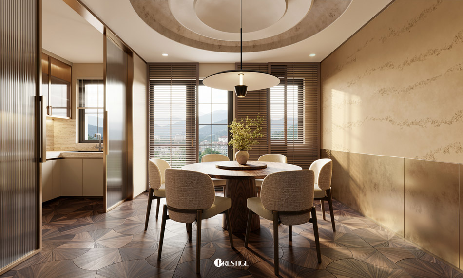 Thiết Kế Nhà Hàng Nhật Kết Hợp Nhà Ở - Hồng Hạc City 9 Thiết Kế Phòng Bếp Ăn
