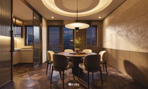 Thiết Kế Nhà Hàng Nhật Kết Hợp Nhà Ở - Hồng Hạc City 34 Thiết Kế Phòng Bếp Ăn