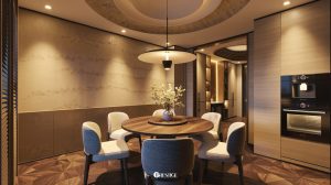 Thiết Kế Nhà Hàng Nhật Kết Hợp Nhà Ở - Hồng Hạc City 35 Thiết Kế Phòng Bếp Ăn