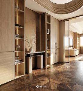 Thiết Kế Nhà Hàng Nhật Kết Hợp Nhà Ở - Hồng Hạc City 48 Thiết Kế Sảnh Chính Nhà